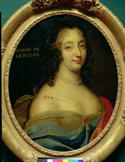 Ritratto di Ninon de Lenclos (1620-1705) da Louis Ferdinand Elle